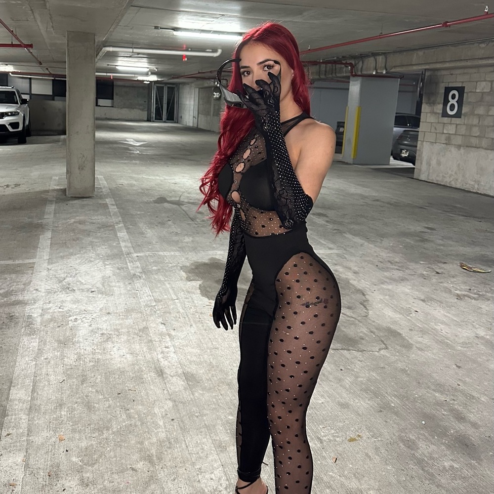 Break the rules Jumpsuit-Black